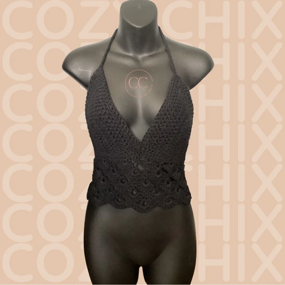 Lullaby: Handmade Crochet Bralette Top - Picture 2 of 2